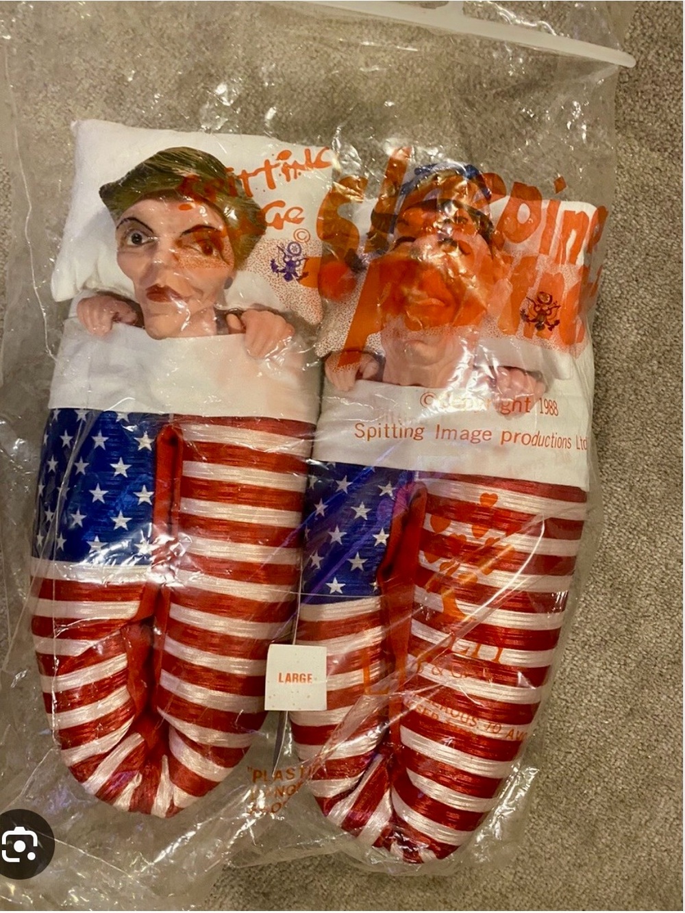 Patriotic American Flag Plush Dolls - Red, White & Blue